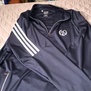 Large adidas golf Climalite 1/4 zip pullover Blue